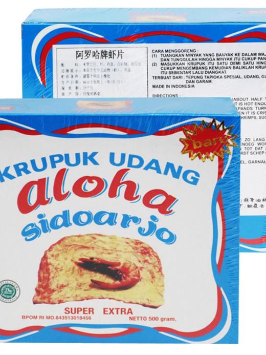 【中欧班列精选】印尼进口大虾片 阿罗哈虾味木薯片炸虾片500g龙虾片鲜虾片自己油炸 商品图7