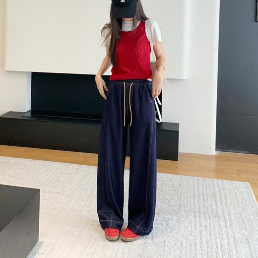 弧形显瘦廓形软牛仔裤 商品图3