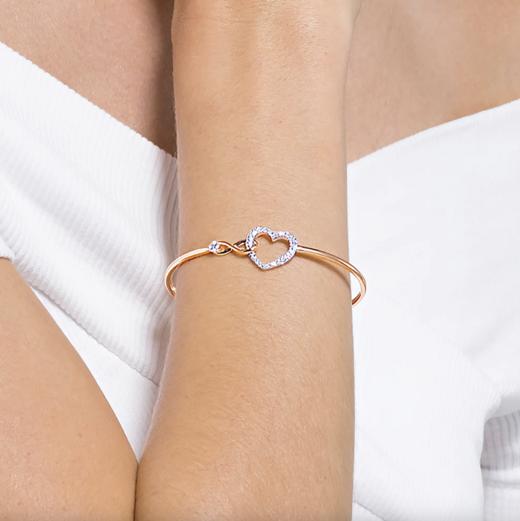 【超惠秒】SWAROVSKI 施华洛世奇 女士永恒的爱心钻手镯 5518869 商品图4