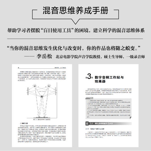 混音思维 从入门到实战 混音指南音乐混音录音师制作音频技术与录音教程书混音制作音乐基础教程书空间音频AI混音 商品图1