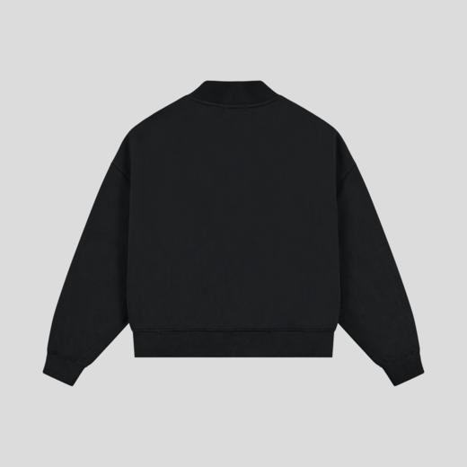 GOODBAI ATHLETIC粗体logo印花棒球领拉链长袖卫衣外套 商品图4