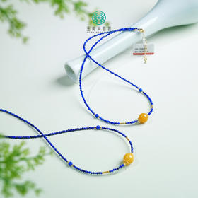 青金石项链-DIY圆珠项链9