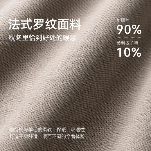 针织青果领法式罗纹羊毛衫-FS09-01 商品图5