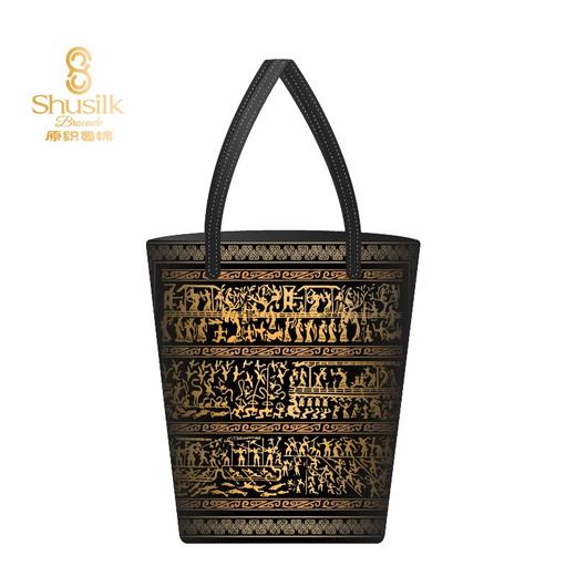 B款蜀锦牛皮包 商品图0