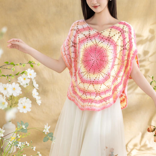 苏苏姐家随心罩衫手工DIY钩针编织上衣毛衣毛线团自制材料包 商品图3