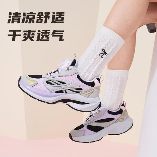 泰兰尼斯秋季新款休闲运动跑步透气男童女童旋转扣潮流轻便运动鞋  T01X5C6786 商品图2