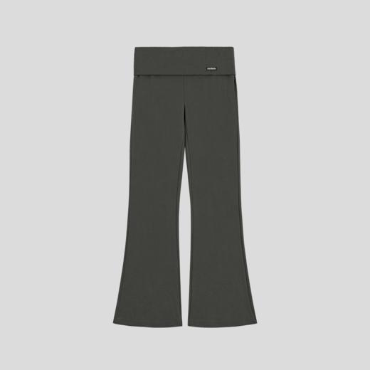 GOODBAI logo织唛翻腰微喇微弹休闲卫裤 商品图3