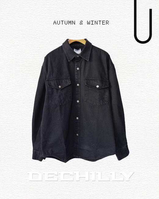 536025468破坏牛仔衬衫外套 商品图0