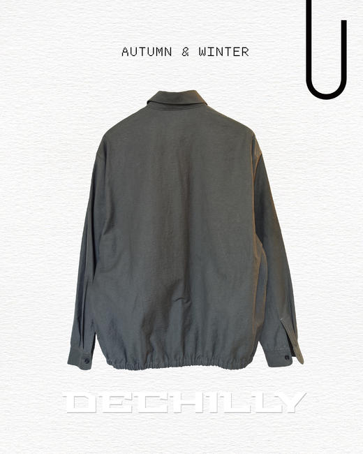 E533025448纯色休闲衬衫外套 商品图1