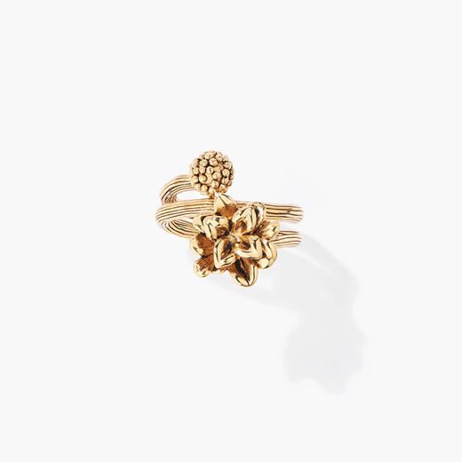 北京仓｜Aurélie Bidermann-ANTHOS-金色 植物 花朵 戒指［法国设计师］ 商品图0