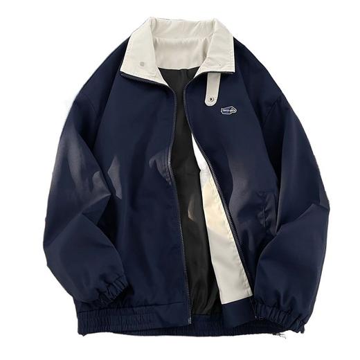 【美式工装外套】女学生棕咖色vintage 春秋季国潮冲锋衣情侣教练夹克  商品图4