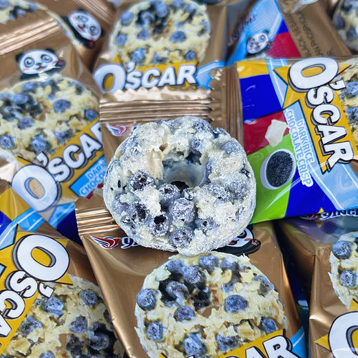 【中欧班列精选2袋】 英国YINGPAI黑米能量圈 原装进口物芝麻熊猫糖果巧克力酥脆零食能量圈 280g/袋 商品图1