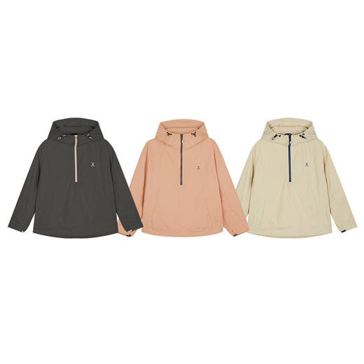 【出游季特惠】ACMEITEM爱棵米 户外 女士成人款半开襟连帽外套GAG2210482E 商品图4