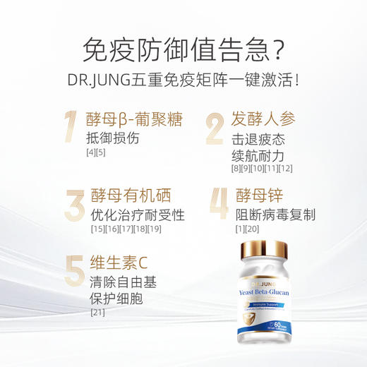 DR.JUNG荣博士 益康瓶 免疫力片60片/瓶 礼盒装【保税进口】 商品图4