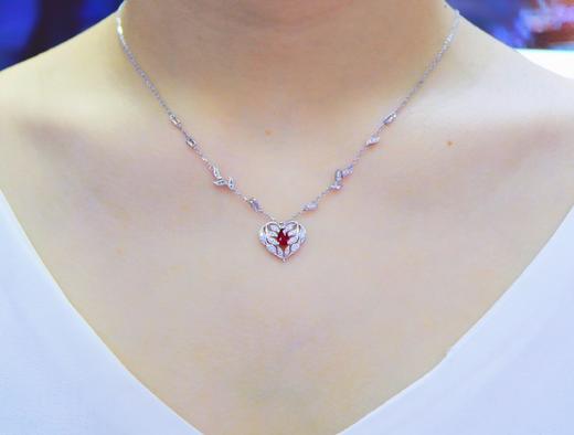 0.5ct刻面红宝石项链 商品图5