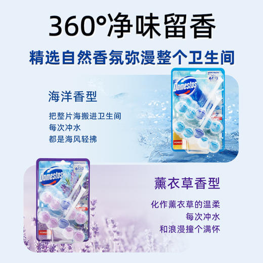 Domestos英国 5合1多功能悬挂式洁厕球免手刷去污去异味留香【该商品不支持用券】 商品图2