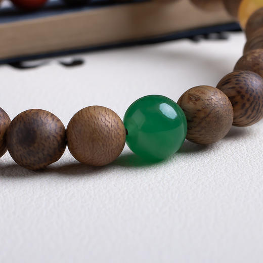 xy0535沉香+多宝四季平安手串 商品图4