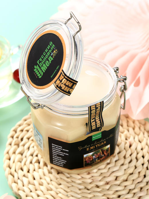 【中欧班列精选】俄罗斯原装进口天然椴树蜜1000g/瓶 商品图2