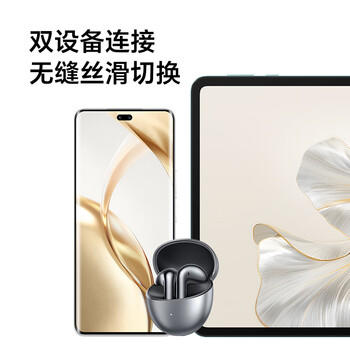 荣耀亲选耳机TiinLab S7 蓝牙耳机 荣耀耳机 舒适佩戴 Hi-Fi音质 降噪  钛银色 /数码 /影音娱乐 /蓝牙/无线耳机 商品图1