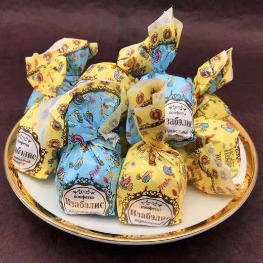 【中欧班列精选】WWJ俄罗斯巧克力糖 原装进口俄小淼牛奶布丁/伊娜巧克力/小黄猫巧克力夹心糖果 500g/袋 商品图3