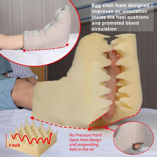 移护康卧床防压疮脚套脚踝保护套护脚踝固定器防足下垂褥疮垫护具（单只装） 商品图3