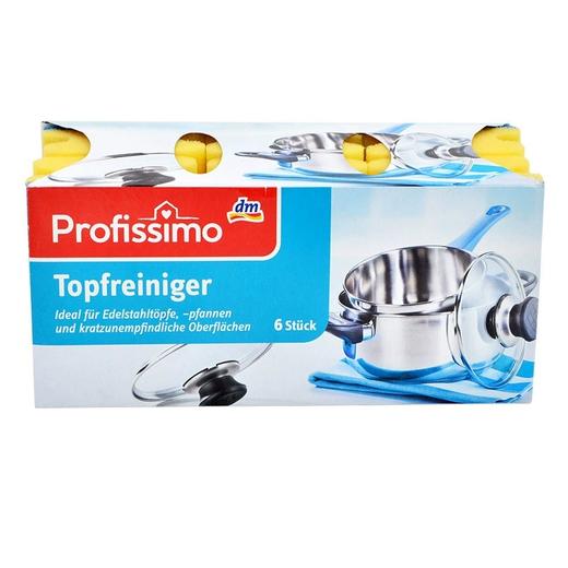 【中欧班列5盒】德国dm抹布现货Profissimo双面洗碗海绵擦百洁布清洁刷6个/盒 商品图1