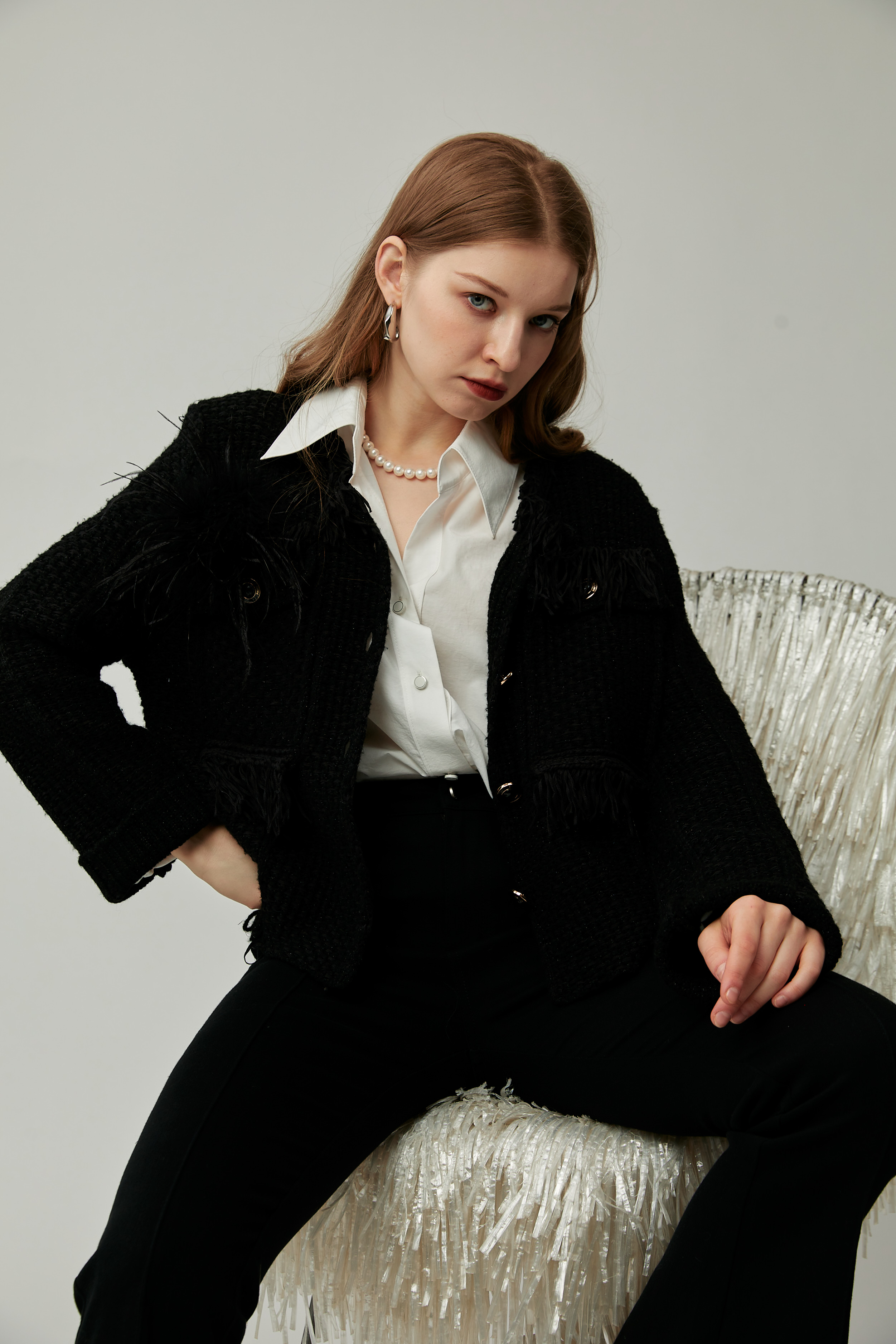 SAFICOO 时尚休闲 小香风设计式外套