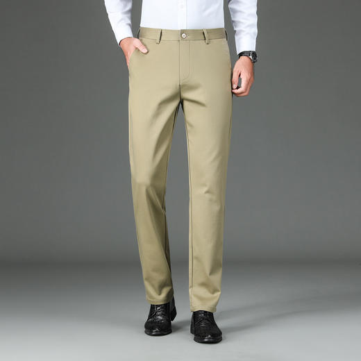 2025秋冬款休闲裤男直筒弹力商务西裤长裤宽松男裤保暖加绒长裤子！ 商品图9