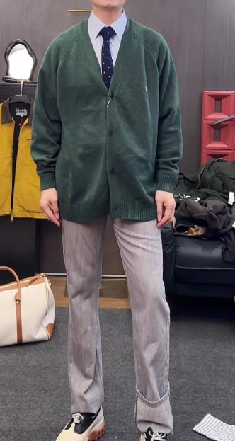 萌趣企鹅开衫春秋百搭软糯针织外套 商品图0