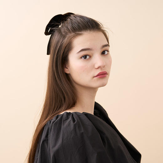 品牌直发 Alexandre De Paris 露茜系列发圈 H深棕色 商品图3