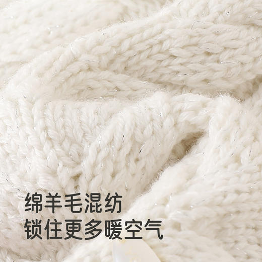 【商场同款】英氏宝宝毛线帽儿童秋冬休闲时尚女孩百搭新款 商品图1