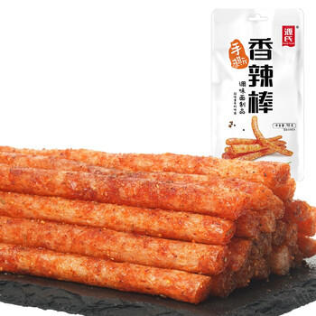 源氏 辣条 大辣棒90g/袋 网红休闲零食小吃 办公室宿舍素食手撕香辣棒 商品图4