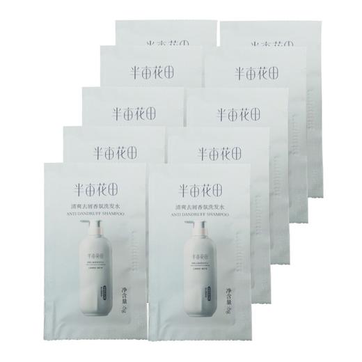 半亩花田清爽去屑香氛洗发水8g×10袋  去屑丝滑袋装旅行装 商品图3