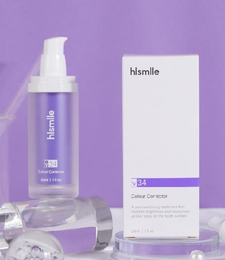 【中欧班列2瓶】法国Hlsmlle v34牙齿色彩校正精华 原装进口提亮白美牙清新口气牙齿 30ml/瓶 商品图4