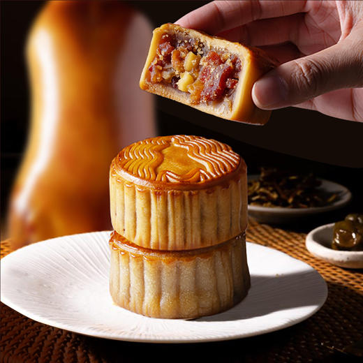 2025大董  董之月·臻亨集  大董酥不腻烤鸭果香月饼 礼盒 920g 米其林餐厅 董到家 商品图2