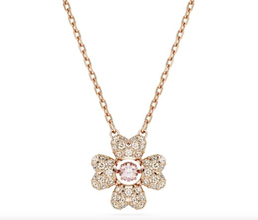 【超惠秒】SWAROVSKI 施华洛世奇 女士新款四叶草跳动的心项链 5674211 商品图0