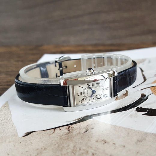 【98新】CARTIER 卡地亚坦克系列WSTA0116石英机芯12*28MM（女款）110825TJ18 商品图5