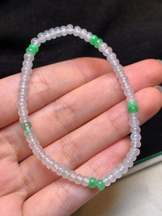 4mm翡翠算盘珠手串 商品图1