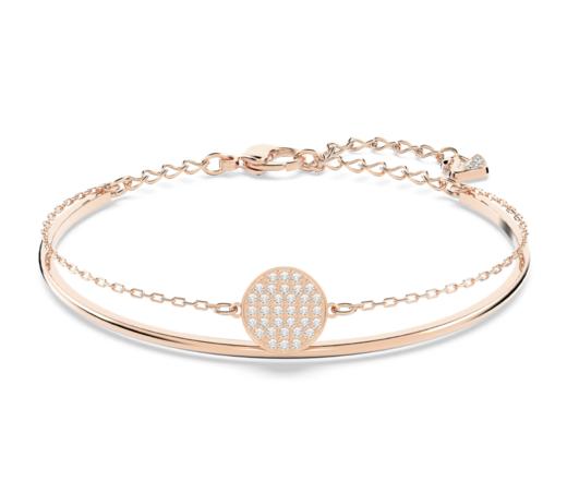 【超惠秒】SWAROVSKI 施华洛世奇 女士镶钻圆饼手镯 5274892 商品图0