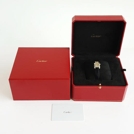 【98新】CARTIER 卡地亚坦克系列WSTA0116石英机芯12*28MM（女款）110825TJ18 商品图1
