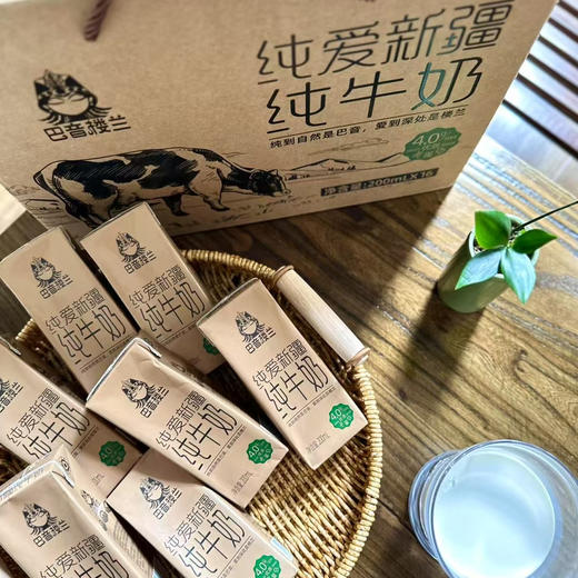 【巴音楼兰纯爱新疆纯牛奶】
口感真的绝✨ ✔浓郁醇厚👉泡麦片或者直接喝都超级满足，网红爆款 商品图0