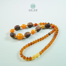 菲菲严选~S925蜜蜡圆珠项链