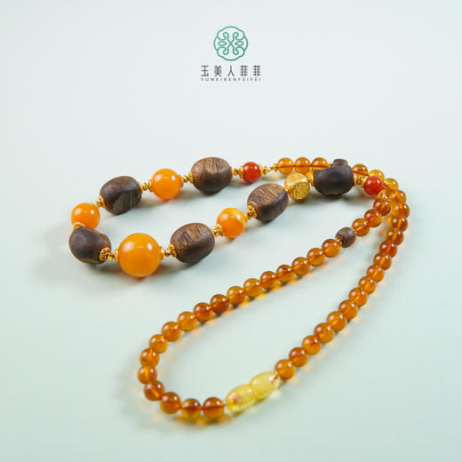 菲菲严选~S925蜜蜡圆珠项链 商品图0