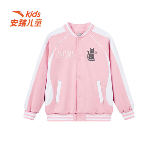 安踏儿童秋季新款女大童ECHO薄外套舒适百搭时尚柔软透气362538605 商品图1