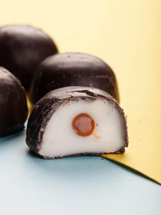 【中欧班列精选】WWJ俄罗斯巧克力糖 原装进口俄小淼牛奶布丁/伊娜巧克力/小黄猫巧克力夹心糖果 500g/袋 商品图11