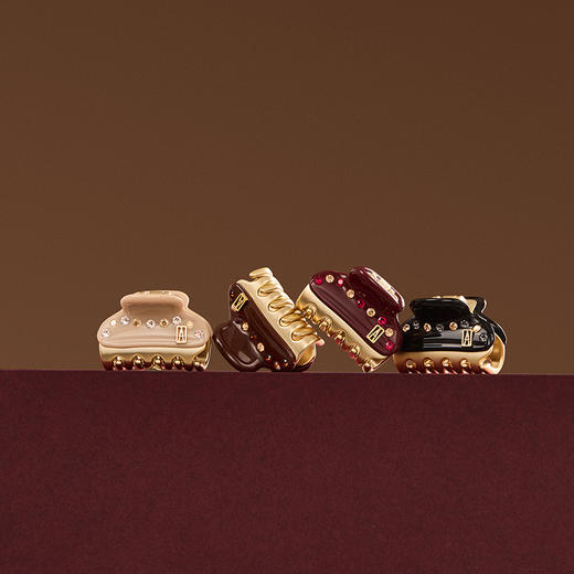 品牌直发 Alexandre De Paris 3.2cm小号旺多姆单排水晶 N3黑金色/B红金色/Q玫粉色 商品图3