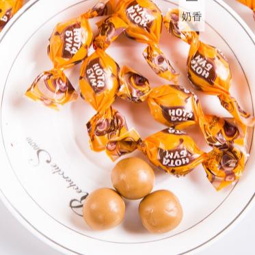 【中欧班列精选】WWJ俄罗斯诺塔奶球夹心糖 原装进口优质选材小颗美味500g/袋 商品图3