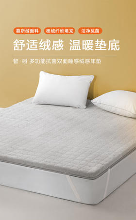 罗莱XS-智·翊 多功能抗菌双面睡感绒感床垫 150×200cm