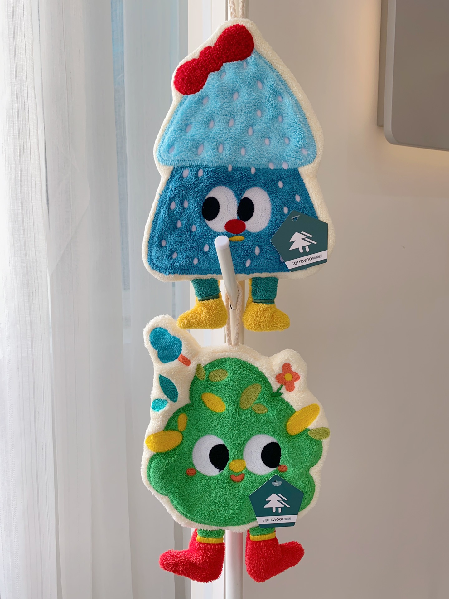 松植屋松果擦手巾 加厚绒毛纱3秒吸水不掉毛