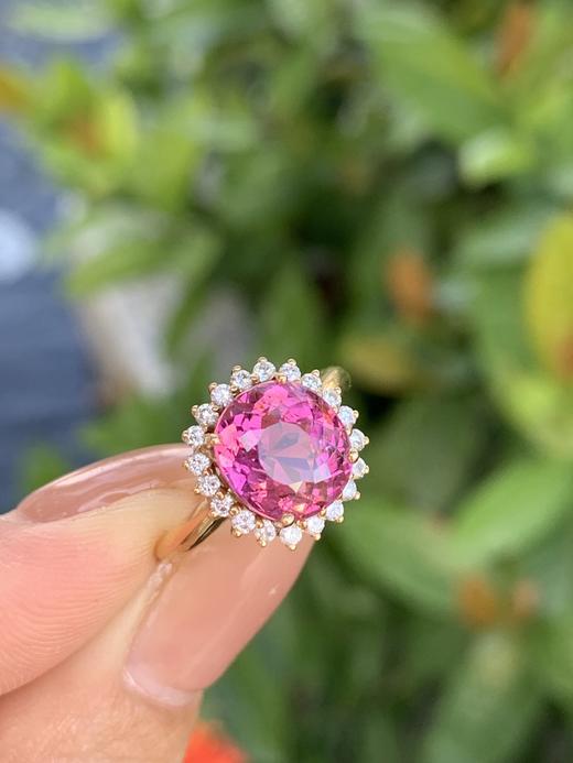 3.68ct刻面碧玺戒指 商品图2